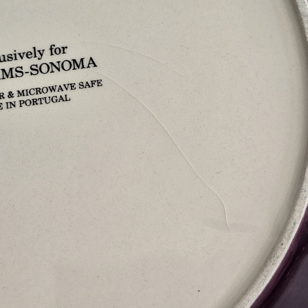 Williams Sonoma Artichoke Salad Plate Portugal Tuscan Botanical Decor - Picture 4 of 5